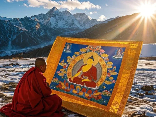 The Sacred Craft: How Thangka Pendants Preserve Tibetan Artistic Traditions