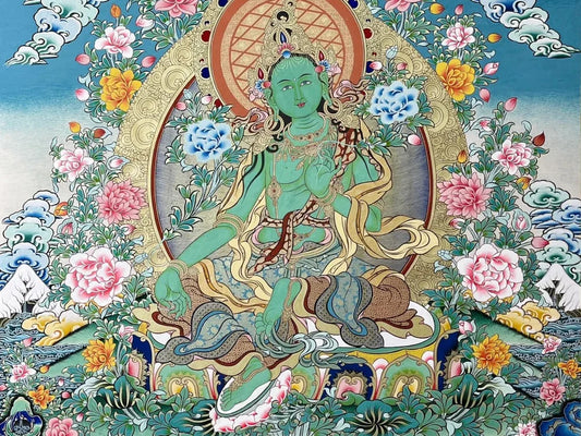 Discover the Sacred Symbolism of Green Tara in Thangka Jewelry and Tibetan Buddhism