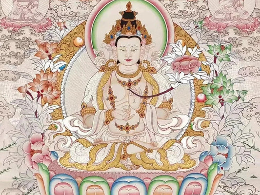 Unveiling the Story of Mahasthamaprapta: Mahasthamaprapta Thangka Jewelry's Spiritual Origins