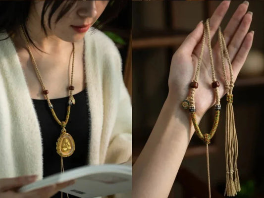 Wearing Buddha Jewelry: The Meaning Behind the Tibetan Thangka Necklace