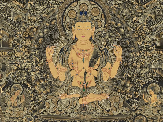The Power of Compassion and Wisdom — Four-Armed Avalokiteshvara