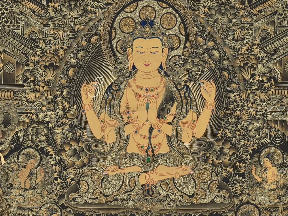 The Power of Compassion and Wisdom — Four-Armed Avalokiteshvara