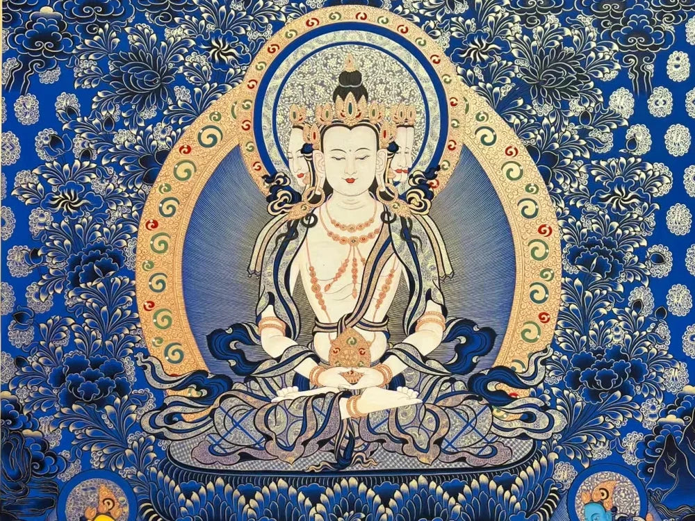 The Symbolism of the Thangka Necklace: Exploring the Wisdom of Vairocana in Tibetan Buddhism