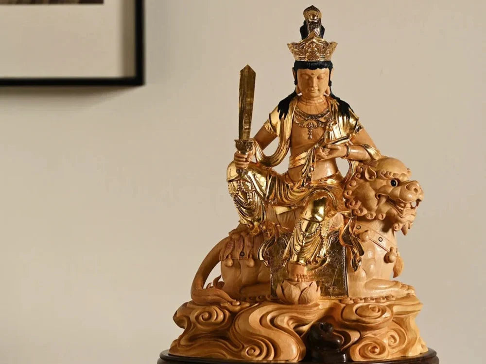 The Legend of the Buckwheat-Dough Manjushri: When Divine Craftsmanship Met Human Ingenuity