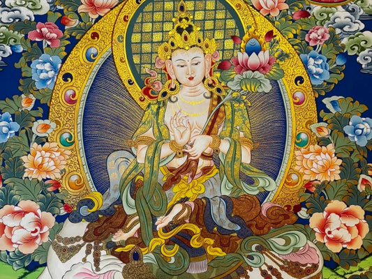 Exploring the Significance of the Thangka Necklace: The Story of Samantabhadra Bodhisattva