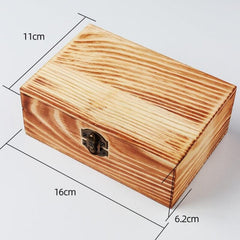 クリスタルボックス - 7つのチャクラストーン、ローズクォーツ、アメジストクラスターのセット