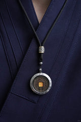 山鬼錢陰陽雕刻吊墜 - 招財避邪保佑