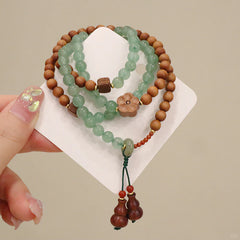 檀香佛珠葫蘆檀香項鍊手鏈兩用