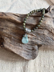 Chinese turquoise sandalwood beads - bring wealth and health