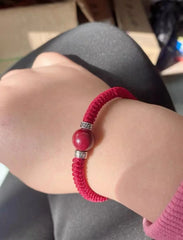 硃砂招財手鍊-情侶款