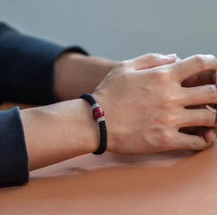 硃砂招財手鍊-情侶款