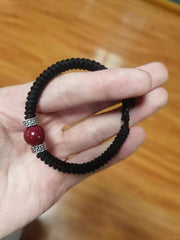 硃砂招財手鍊-情侶款