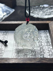 魚が龍に変わる祝福の翡翠ペンダント