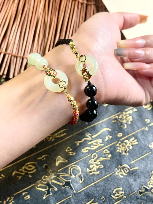 古平安雙色玉手鐲