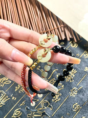 Ancient Peace Double Color Jade Bracelet