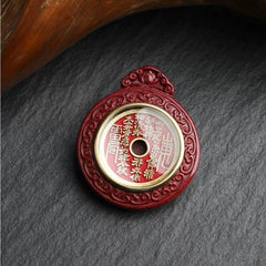 Cinnabar Amulet Pendant