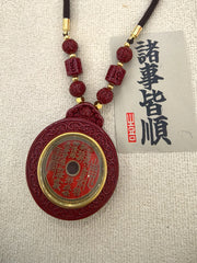 Cinnabar Amulet Pendant