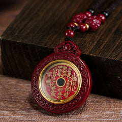 Cinnabar Amulet Pendant