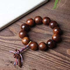 玄天雷木製ブレスレット - 平和と悪魔払いの祝福