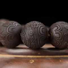 Thunder Rhyme Mantra·Lightning Struck Wooden Bracelet——Blessing Peace and Exorcism