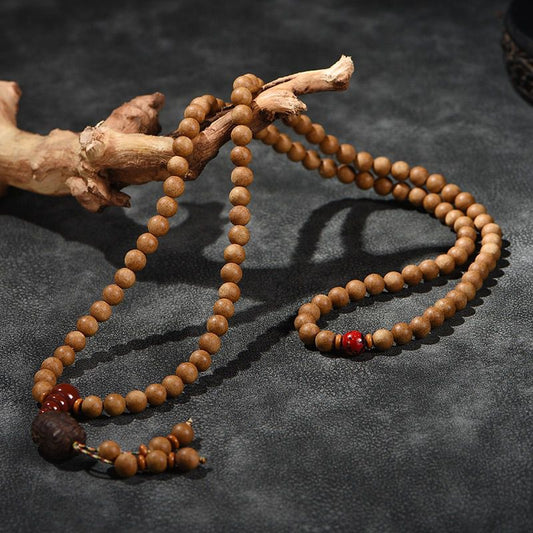 Tibetan Lightning Struck Wood Beads - Pray for blessings, peace, and exorcism