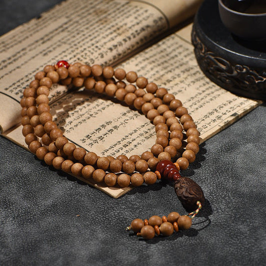Tibetan Lightning Struck Wood Beads - Pray for blessings, peace, and exorcism