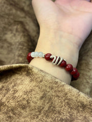 硃砂護蛇手鍊-祈福平安