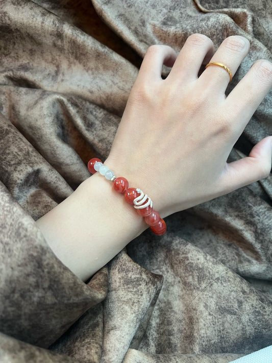 Cinnabar snake protection bracelet - blessing peace