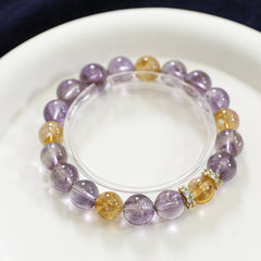 Nine Purple Fire Bracelet for Fortune and Wealth