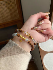 Moonlight Bamboo Double Joy Bracelet