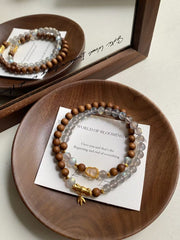 Moonlight Bamboo Double Joy Bracelet