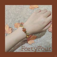 秋日私語落葉手鍊