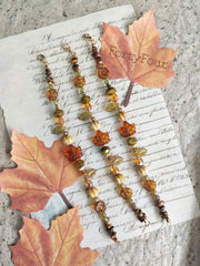 秋日私語落葉手鍊