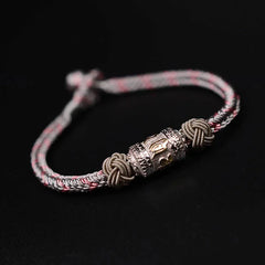 チベットマントラブレスレット - 幸運と守護