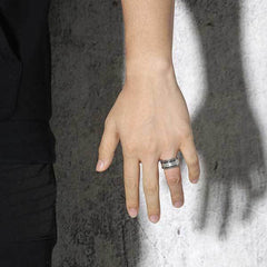 仏教のマントラスピナー 不安を和らげるリング - 不安を和らげる