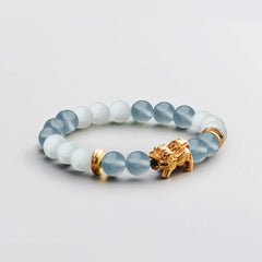 輝ける翡翠のブレスレット