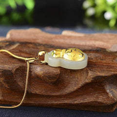 翡翠のマネーバッグネックレス - 風水で富を活性化