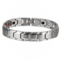 磁気療法ブレスレット - ブラック、シルバー、ゴールド