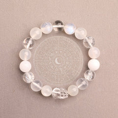 五行水晶貔貅ブレスレット - バランスと繁栄