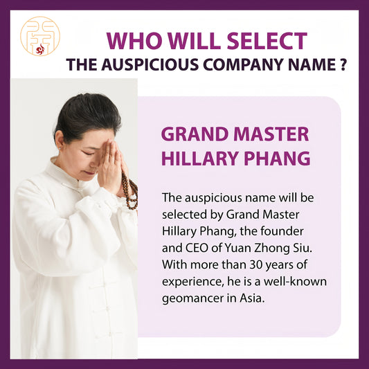 グランドマスターによる社名命名