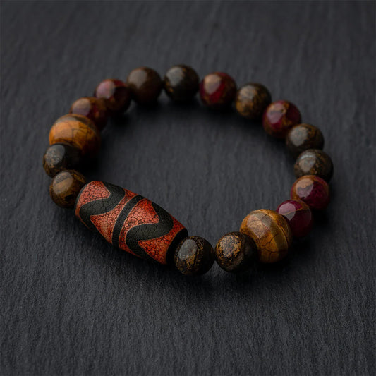 西藏二眼天珠 - 鳳凰(運氣/關係)