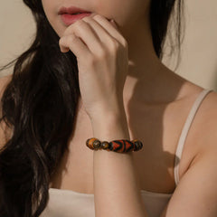 西藏二眼天珠 - 鳳凰(運氣/關係)