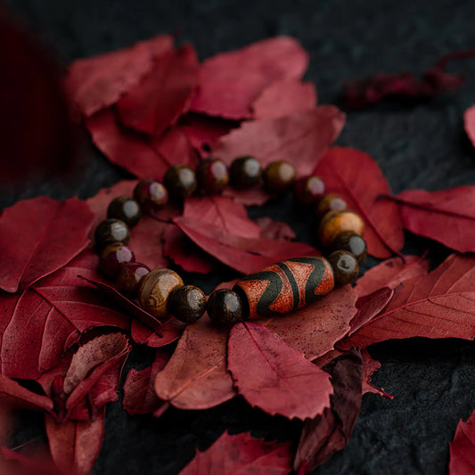 西藏二眼天珠 - 鳳凰(運氣/關係)