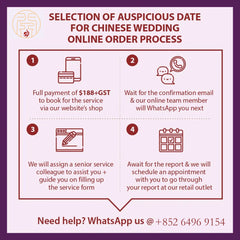 Selection of Auspicious Date for Chinese Wedding by Grand Master