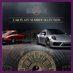 車のナンバープレートの選択