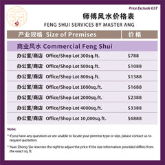 マスターによる風水診断