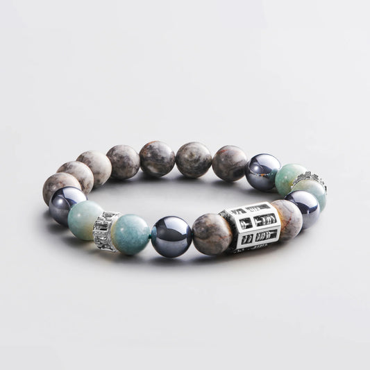 トリプルウェルスアバカスブレスレット - カーディナル