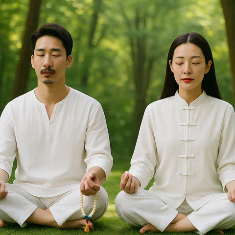 August Meditation Guide: Yin-Yang Balance, Cooling Clothes & 108 Mala Beads