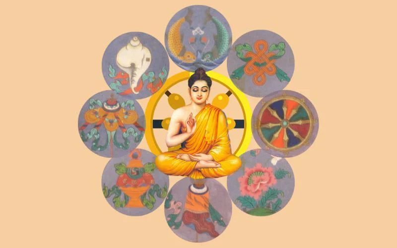 The 8 Auspicious Symbols of Tibetan Buddhism: What They Mean and How to Use Them for Good Luck
