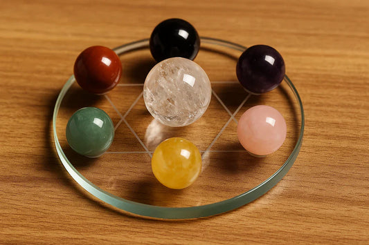 How to Use a Glass Seven-Star Crystal Base for Mindfulness and Meditation
